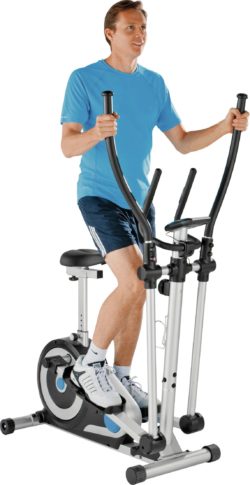 Roger Black - Silver 2 in 1 Exercise Bike and Cross Trainer